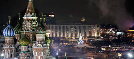 New Year's Eve in Moscow - fireworks
