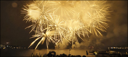 New Year's Eve in Zurich - fireworks